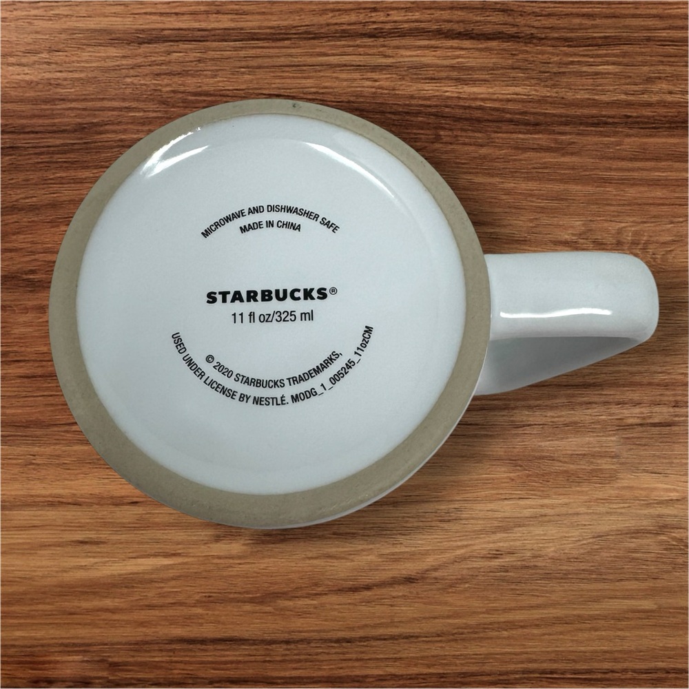 Starbucks 2020 Siren Mug 11 oz White & Gray Mermaid Tail Coffee Cup - Picture 3 of 4